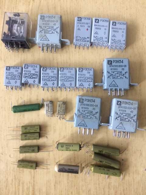 Герконы, реле  RGK36/1, RGK36/2, RGK17 и реле РЭС54 РЭС59...