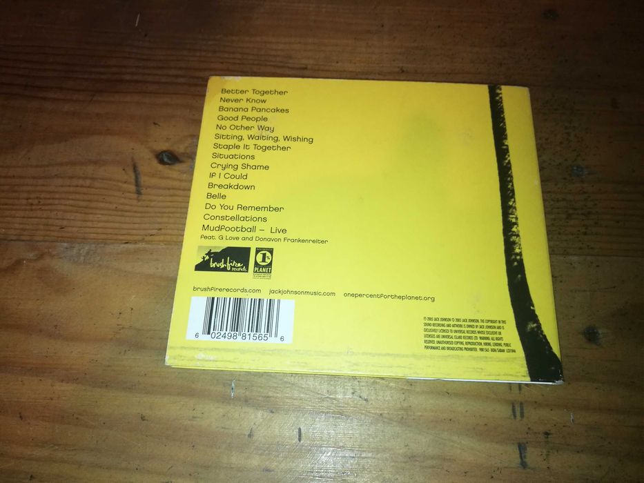 JACK JOHNSON - In Between Dreams CD