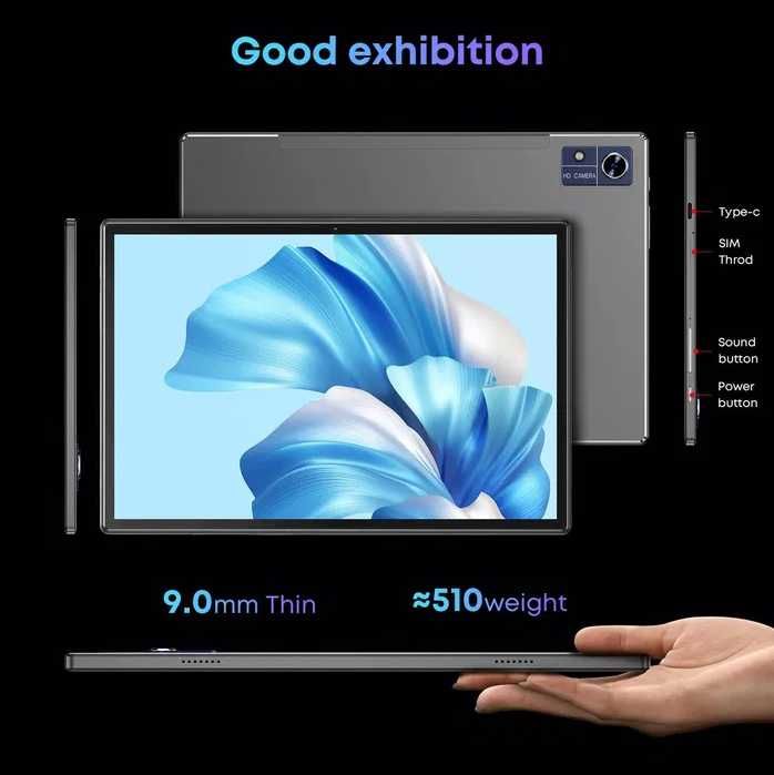 Акція! Планшет CHUWI Hi10X Pro 10" 4/128Гб, 8 ядер, 4G, 7000мАг+ Чохол