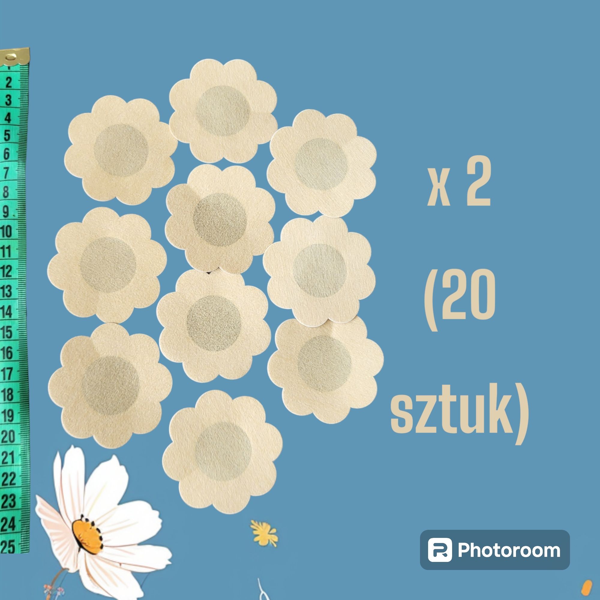 20 naklejek, jednorazowych osłonek na sutki