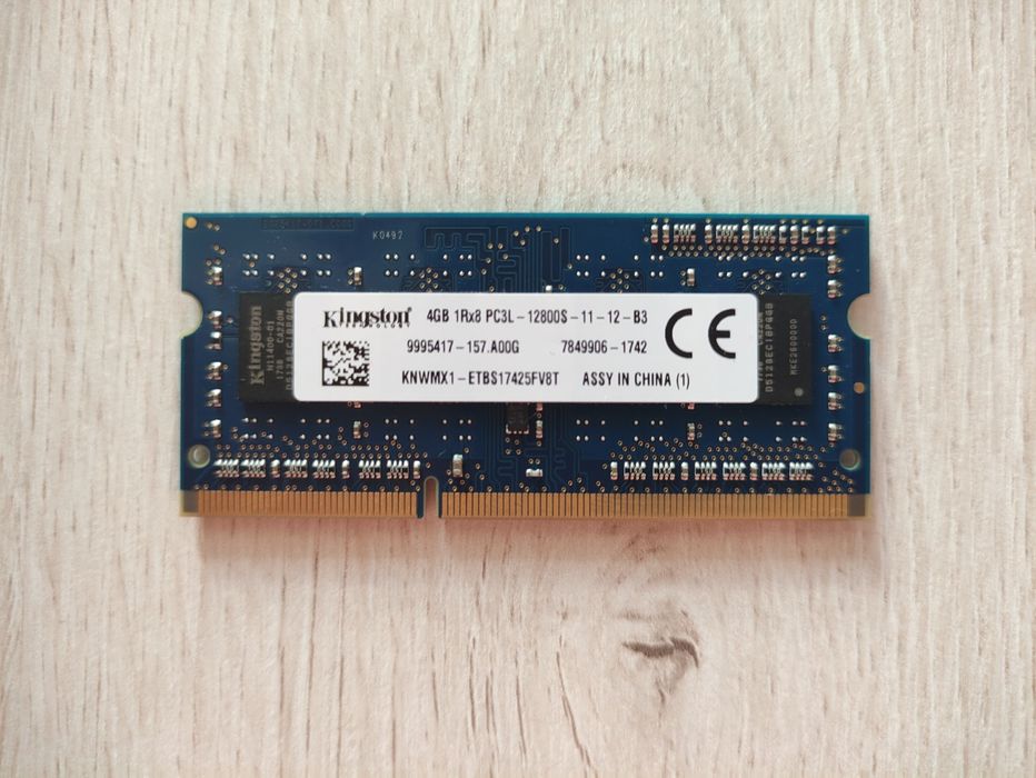 Pamięć RAM Kingston 4GB DDR3L 1600MHz SO-DIMM do laptopa