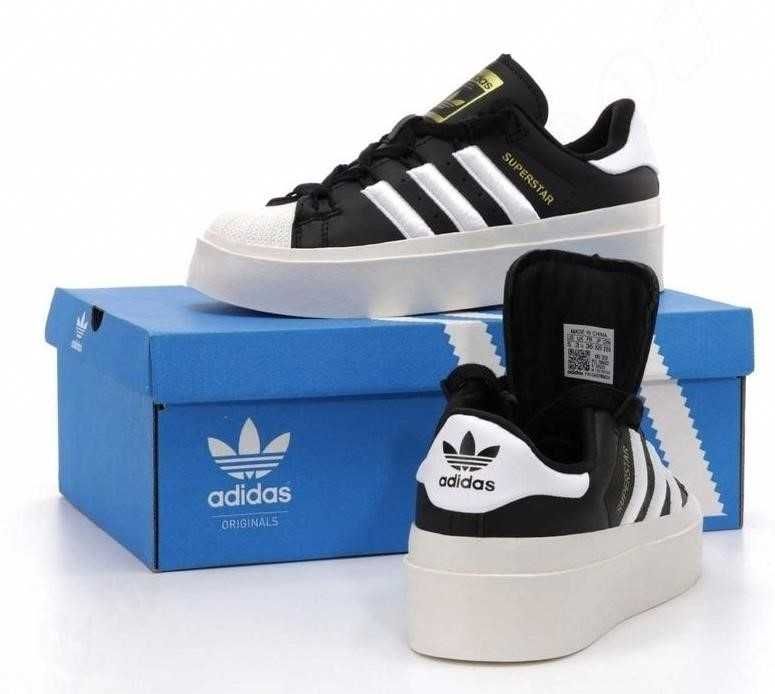 Женские кроссовки Adidas Superstar Platform Bonega 36-40 адидас Хит