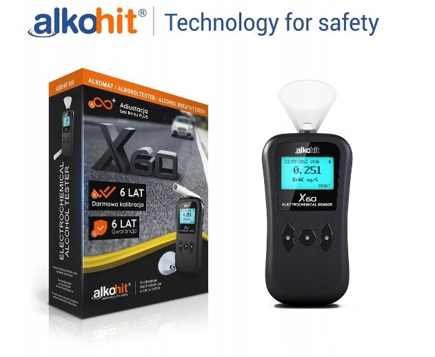 Alkomat Alkohit X60 Elektrochemiczny