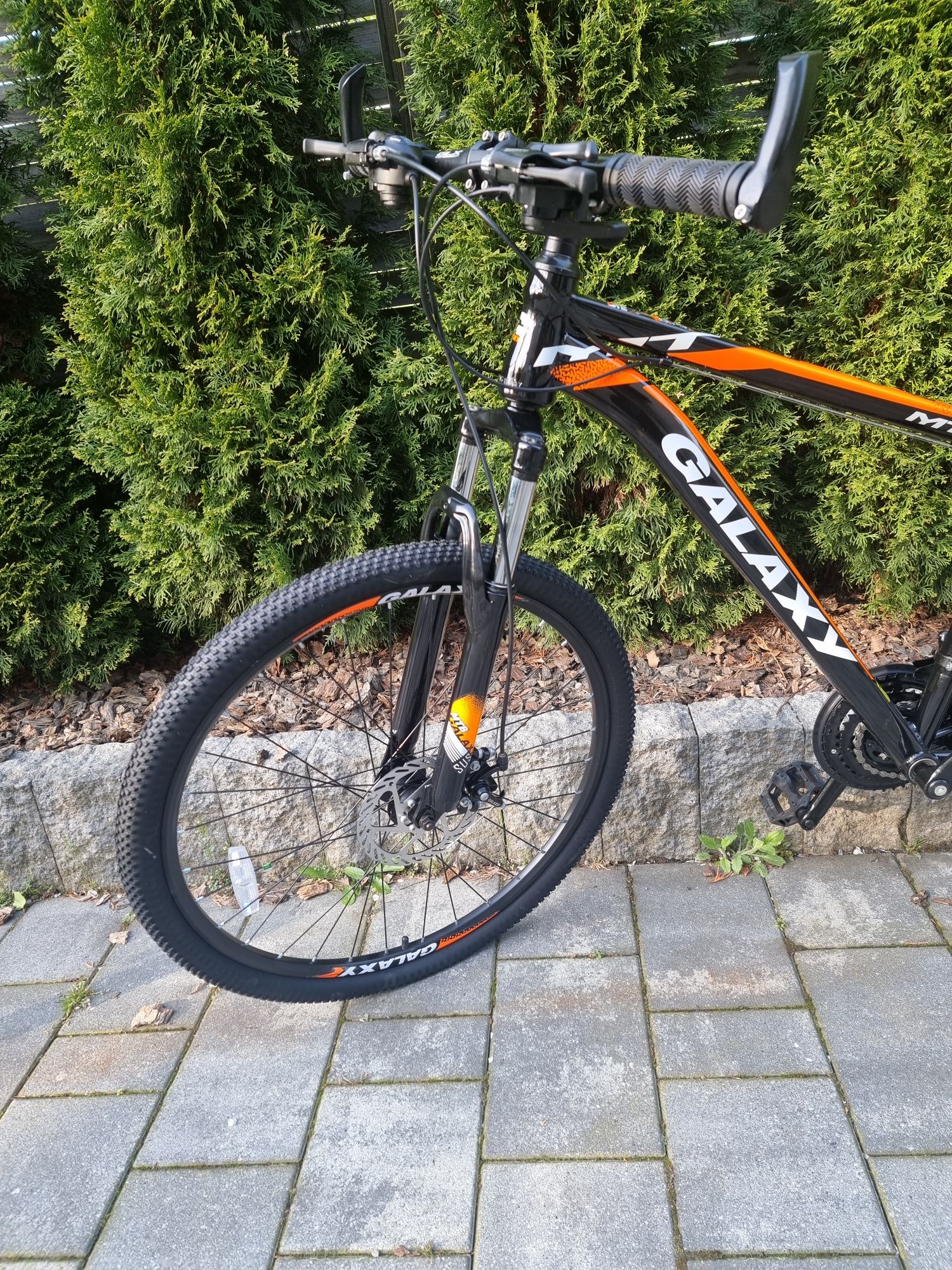 Rower MTB Galaxy rama 17 cali koło 26 " czarno pomarańczowy nowy