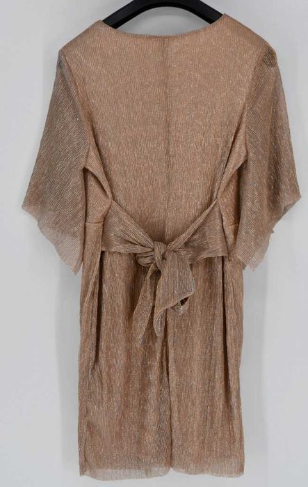 Sukienka wizytowa z asymetrycznymi rękawami Bonprix 40/42