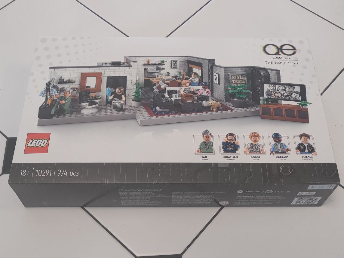 Lego 10291 queer eye mieszkanie fab five