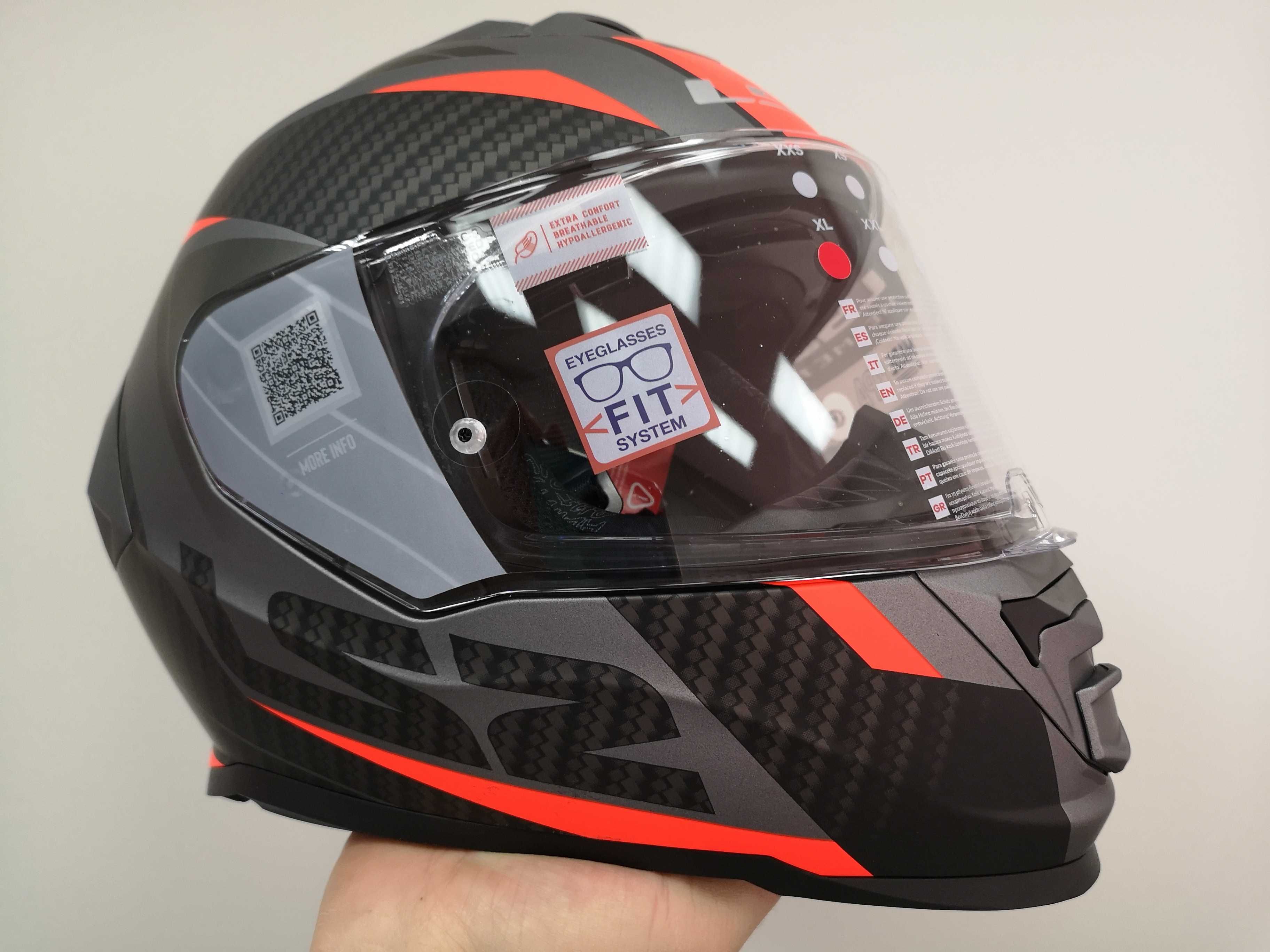 HIT! Kask z Blendą i Pinlockiem LS2 FF800 Storm 2 RACER Fluo Orange
