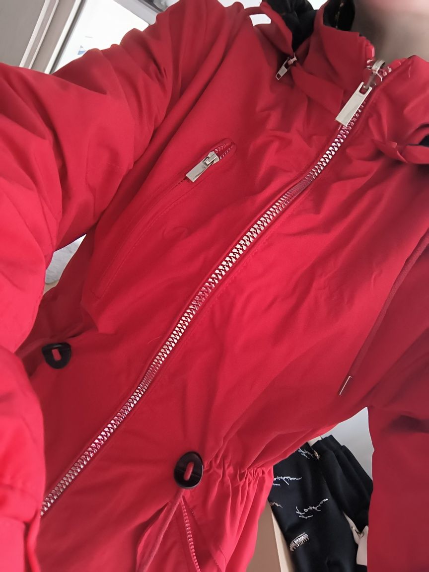 Kurtka parka damska jesienna plus size