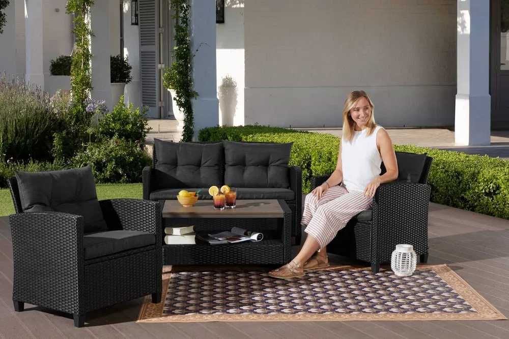 WYPRZEDAŻ Meble ogrodowe zestaw SOFA+ FOTELE+ ŁAWA  St. Tropez