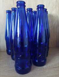 Butelki 55 szt niebieskie