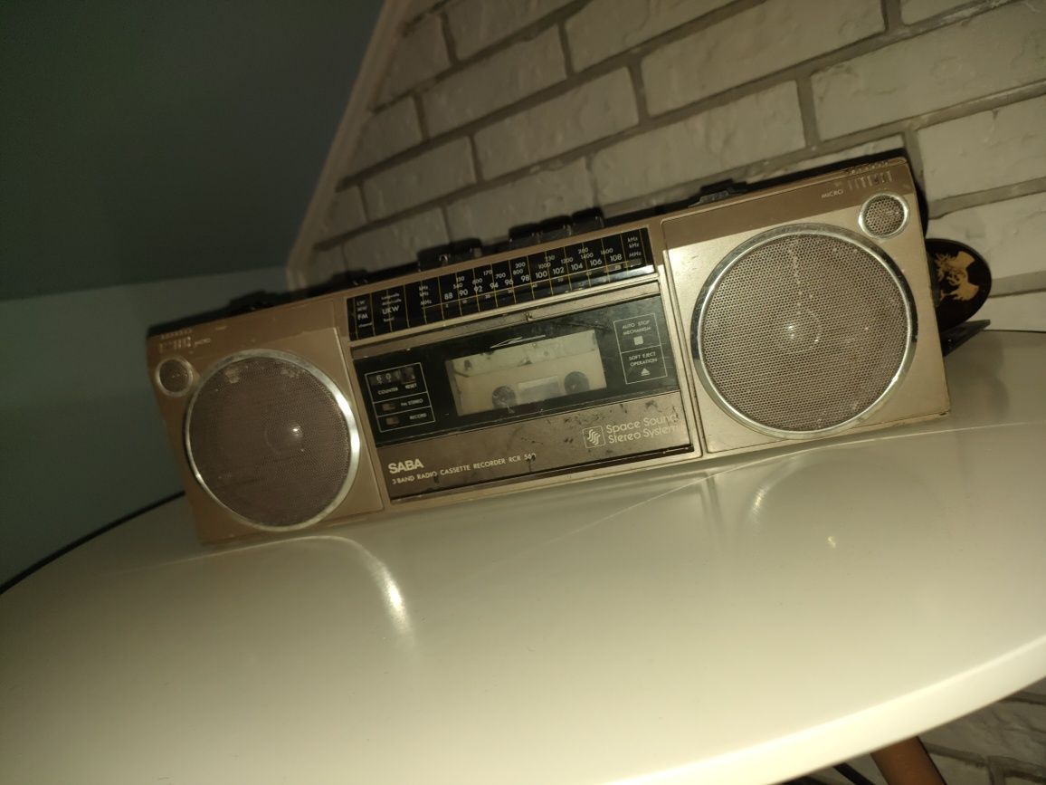 Radio PRL SABA radiomagnetofon odtwarzacz kaset
