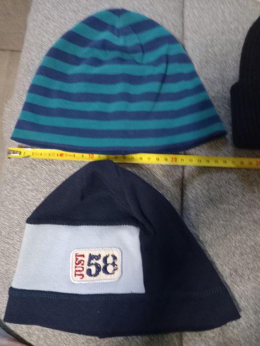 Czapka 54 jesień zima 3 szt sinsay i inne