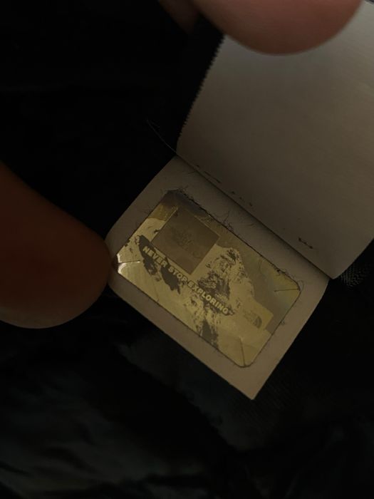 Оригінальний жіночий чорний мікропуховик The North Face