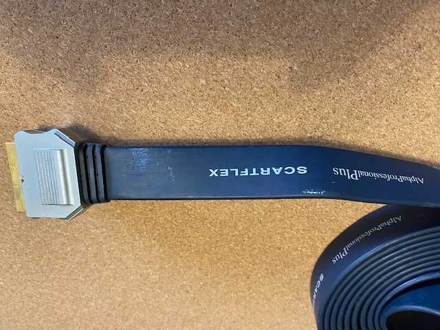 Cabo SCART Macho - SCART Macho 4 Metros Alpha Professional Plus