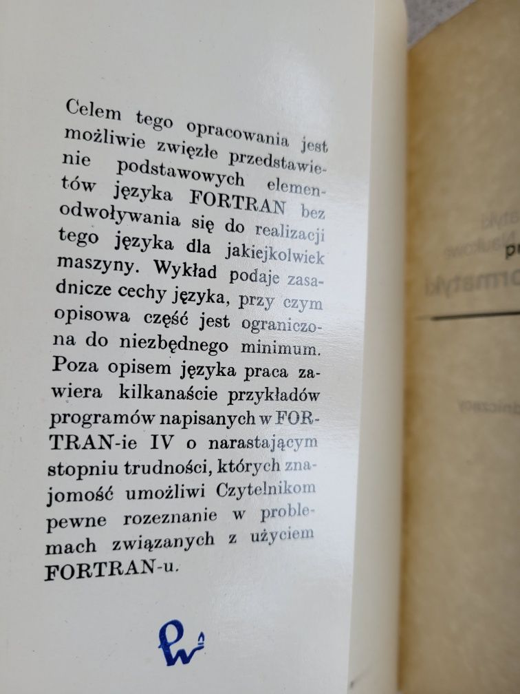 J.Bańkowski,K.Fiałkowski Programowanie w jęz.Fortran 1972 PWN