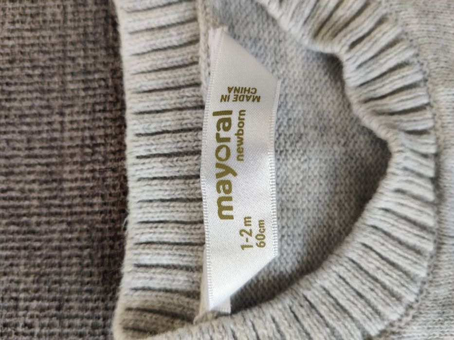 Conjunto bebé Mayoral novo, 1-2 meses, 60cm