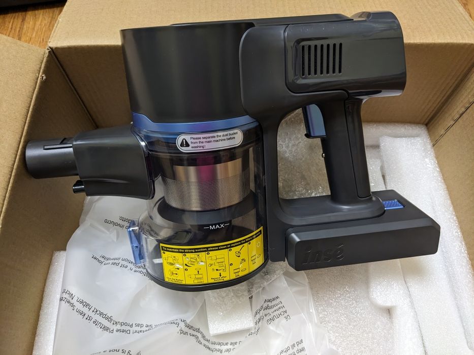 Новий акумуляторний пилосос пылесос YOMA S100 блакитний