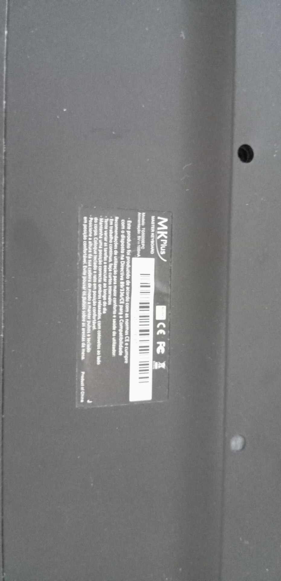 Vendo teclado MK Plus pequeno