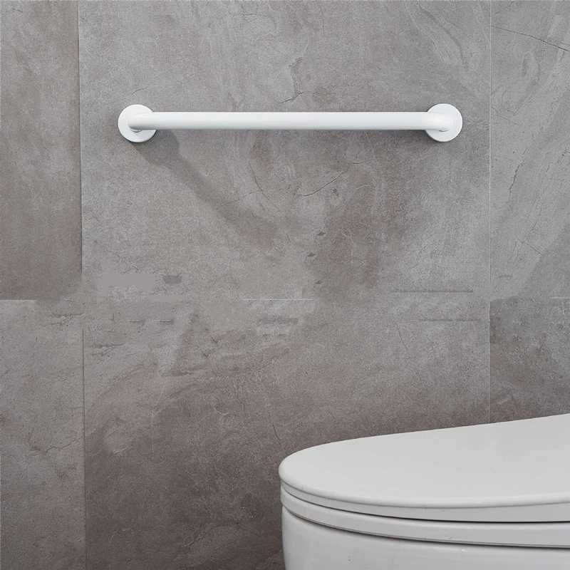 Uchwyt łazienkowy pod prysznic do wanny biały 40cm poręcz dla seniorów