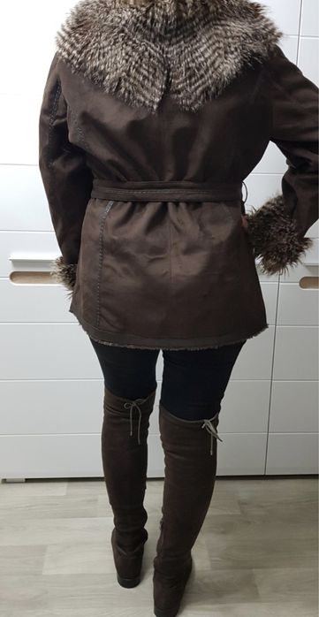 Комплект ботфорты + куртка