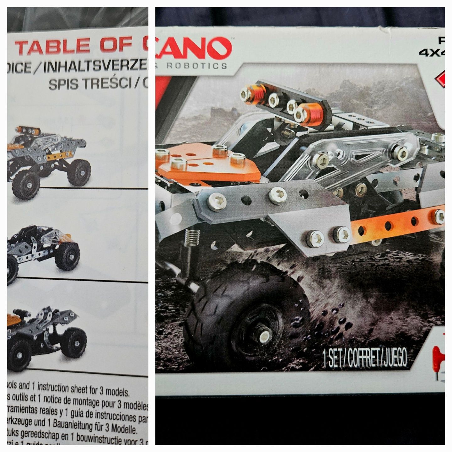 Metalowe Klocki MECCANO Motoryzacja