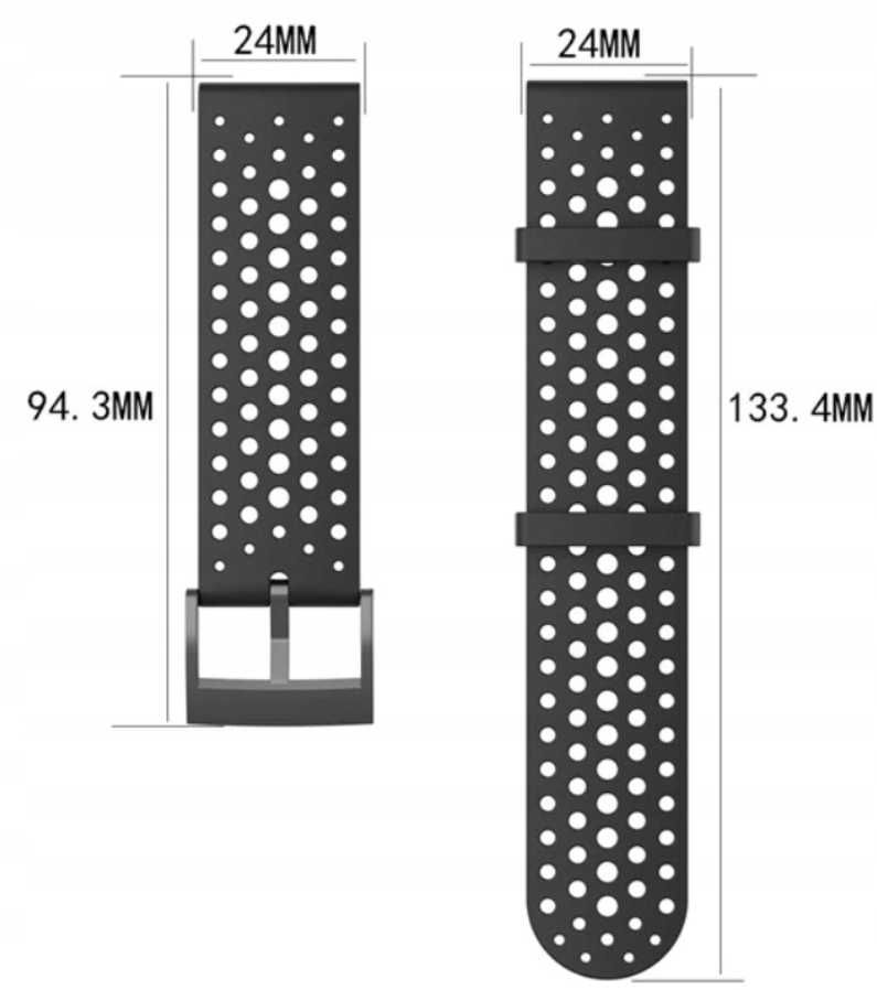 Pasek silikonowy  do zegarka Suunto  7/9/9 Baro D5 i spartan Sport