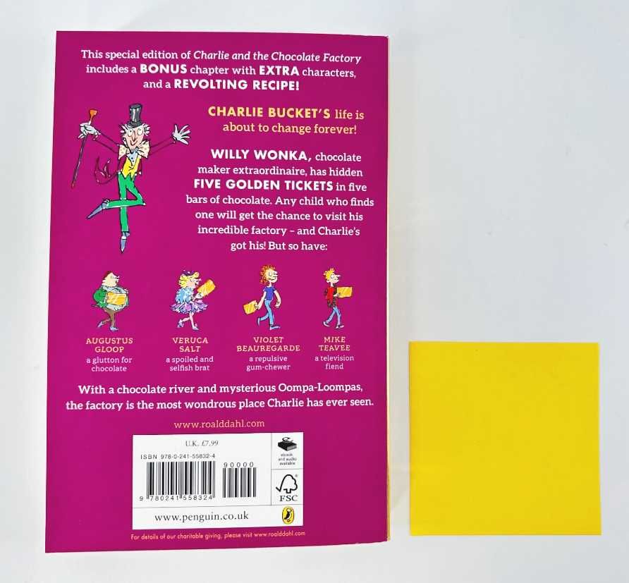 NOWA	Charlie and the Chocolate Factory	Roald Dahl