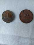 Lote de 8 moedas antigas