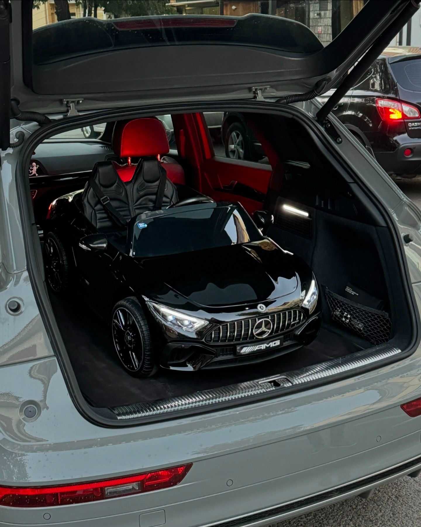Mercedes DK-SL63 czarny auto na akumulator 4x4 + PILOT SKÓRA MP3 pasy