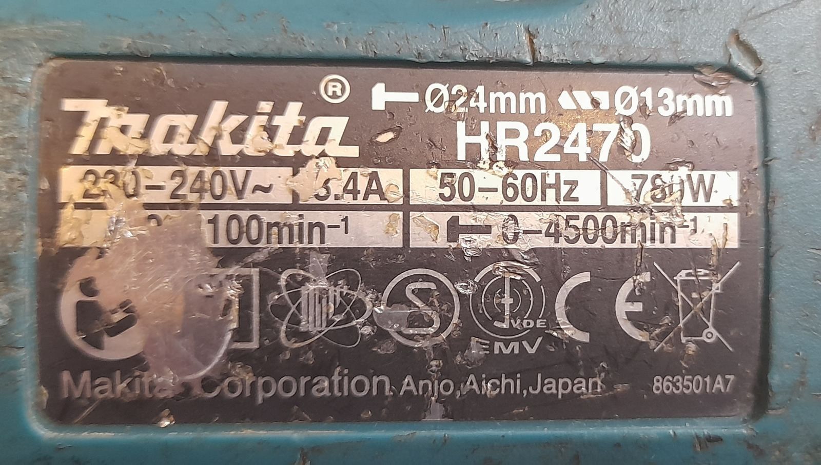 Перфоратор makita 2470