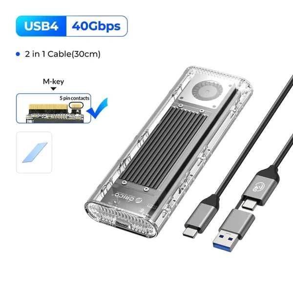 ORICO USB4 M.2 NVMe SSD Enclosure