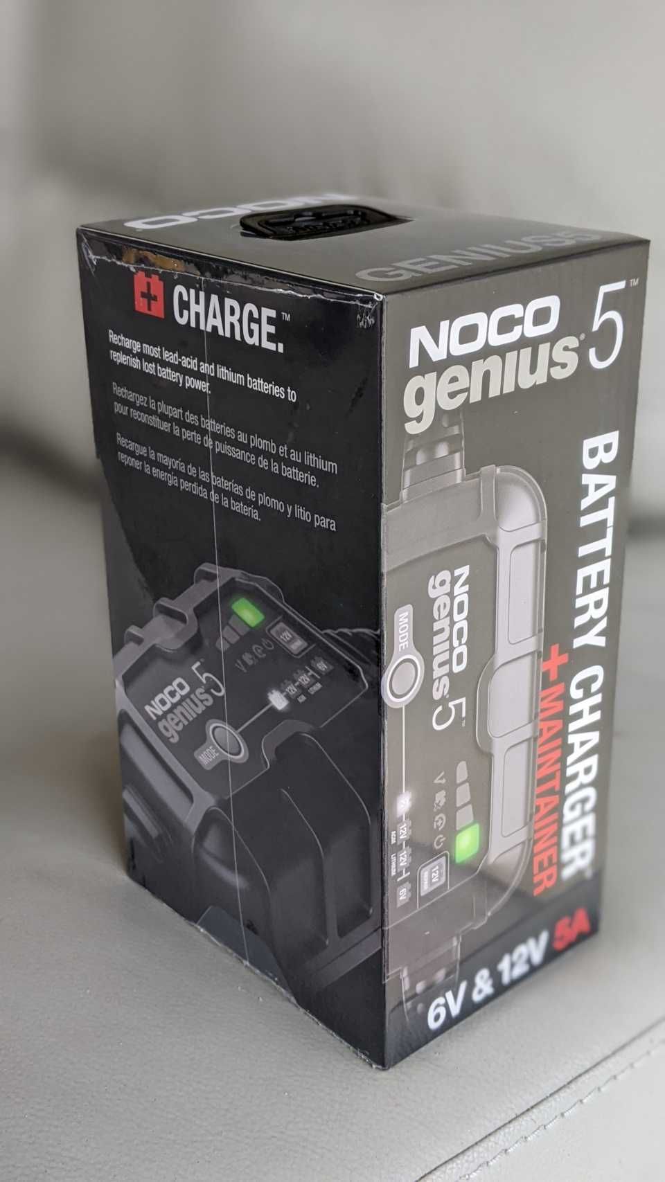 Новое интеллектуальное зарядное устройство NOCO Genius 5..Оригинал