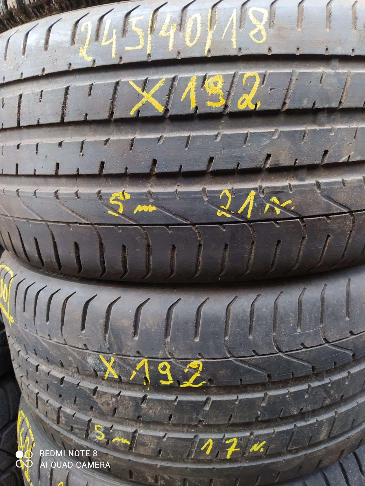 X192 245/40/18 sztuk 2 Pirelli
