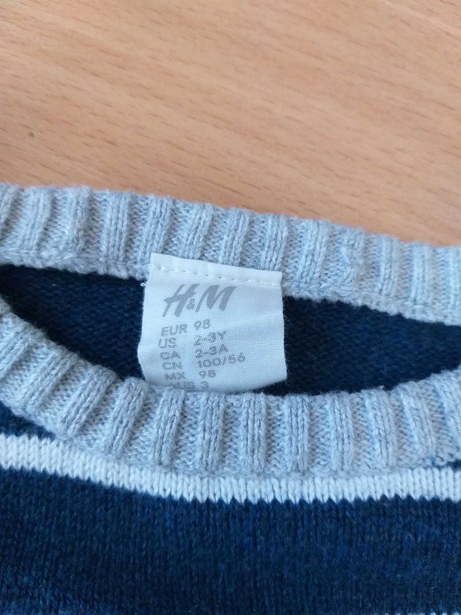 H&M 2-3 92-98 свитер кофта реглан футболка