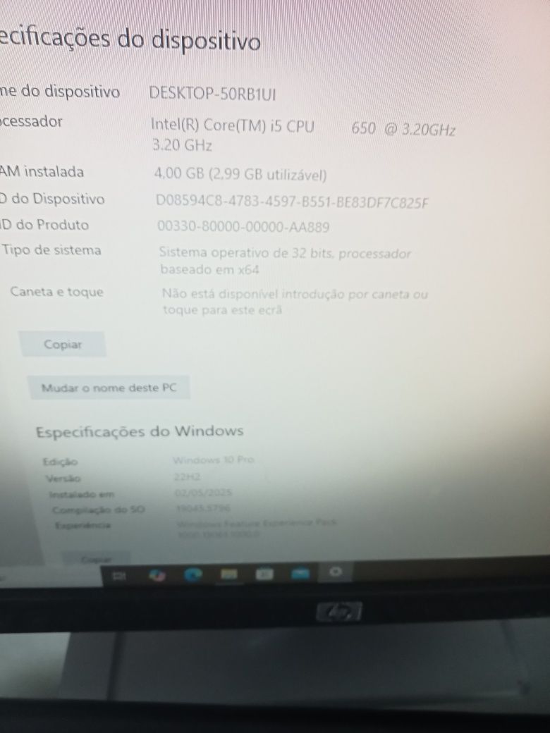 Computador de mesa