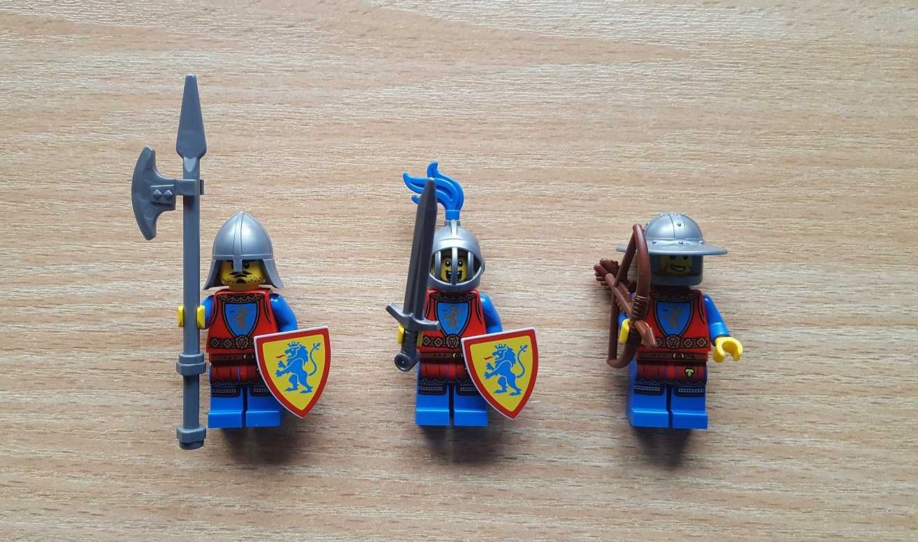 LEGO 3x nowa minifigurka rycerz 31120 castle 10305, 21325 Lion Knights