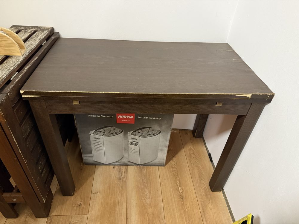 Stół Ikea brązowy, rozkładany