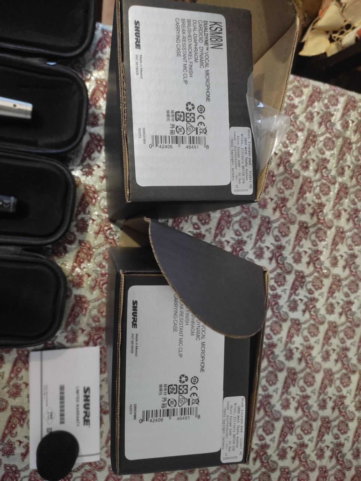 Шнуровий мікрофон Shure KSM8 ! Made in China!