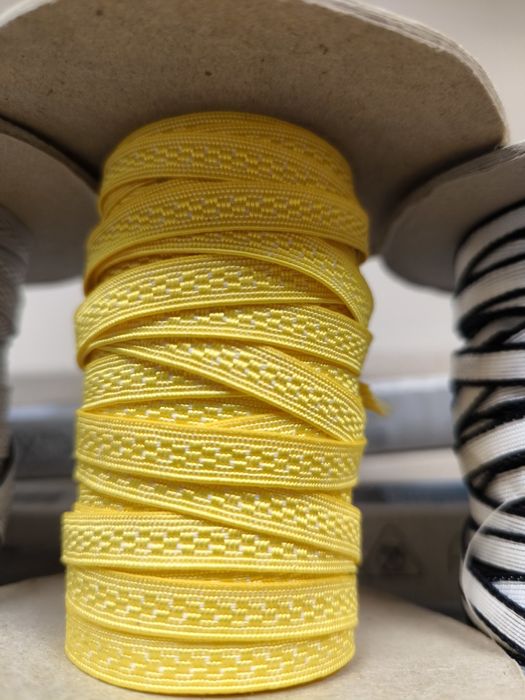 Taśma do obszycia munduru PSP - straży 5 MM ŻÓŁTA 3mb