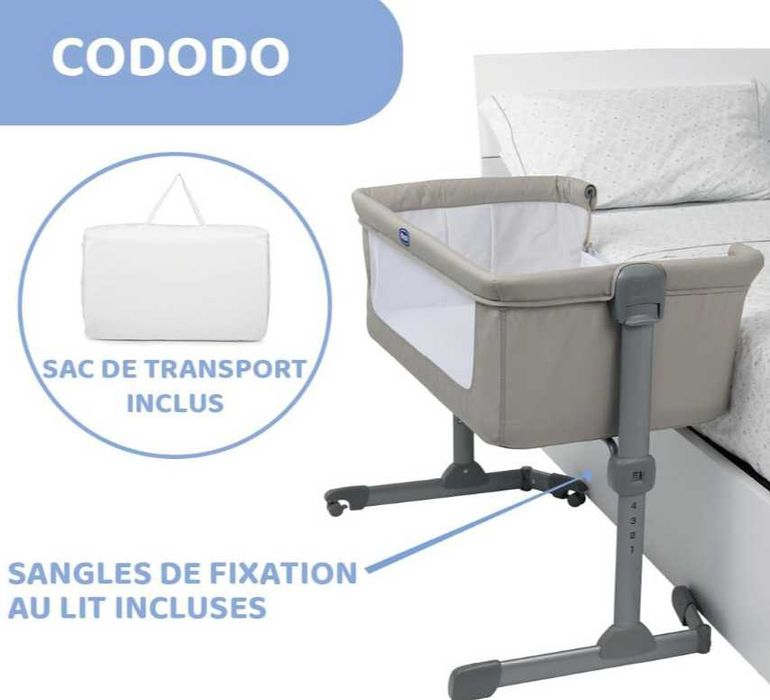 Chicco Next2Me Essential Cododo – Łóżeczko Dostawne - Nowe