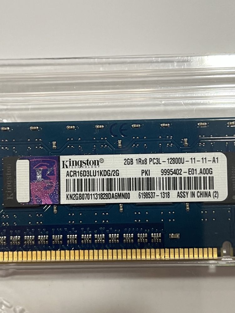 Memoria RAM kingston DDR3 4 e 2 Gb