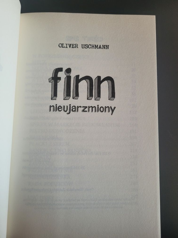 Finn nieujarzmiony  O.Uschmann (książka młodzieżowa)