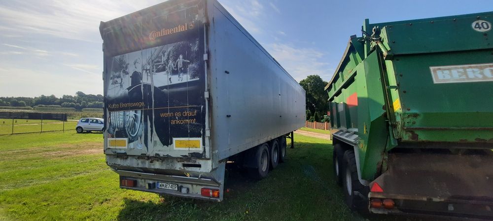 Naczepa Reisch otwierany bok ruchoma podłoga knappen zamiana scania