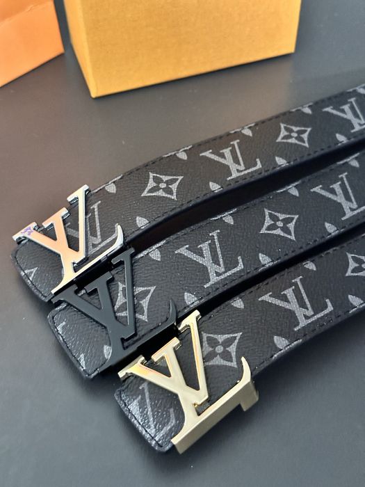 Ремінь Louis Vuitton Belt | Шкіряний ремінь LV | Пояс Луі Вітон