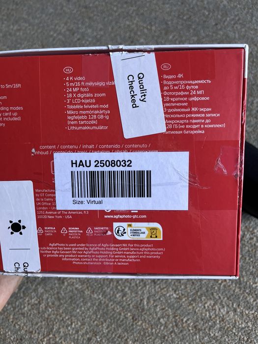 цифрова відеокамера 4K AGFAPHOTO Realimove CC4000W