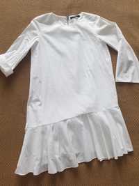 Zara - biała sukienka, r.S, stan bdb+