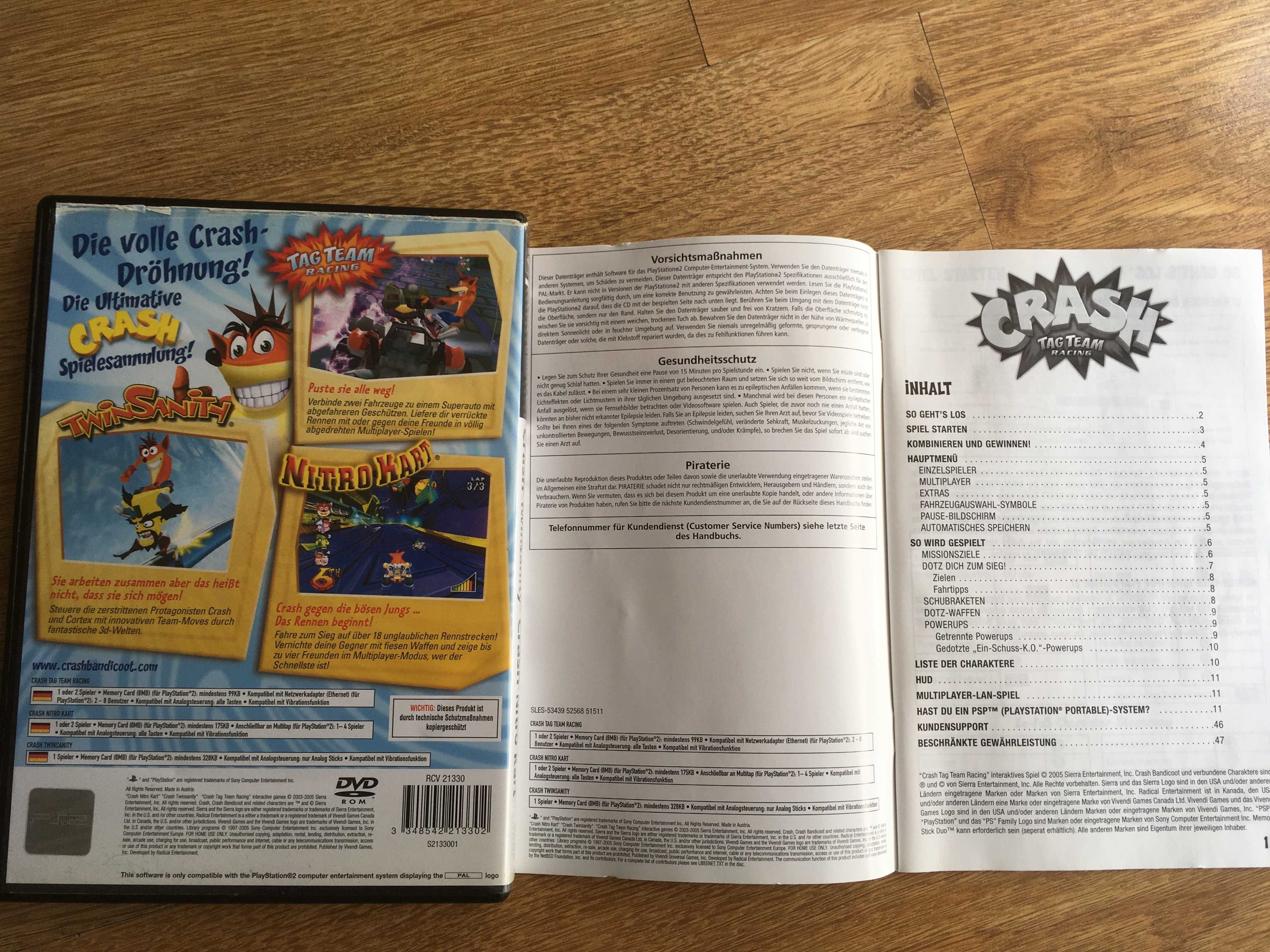 Crash Bandicoot Action Pack, gra na PS2