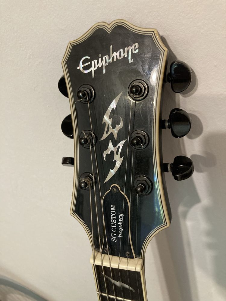 Epiphone SG Custom EX ME gitara elektryczna z dedykowanym pokrowcem