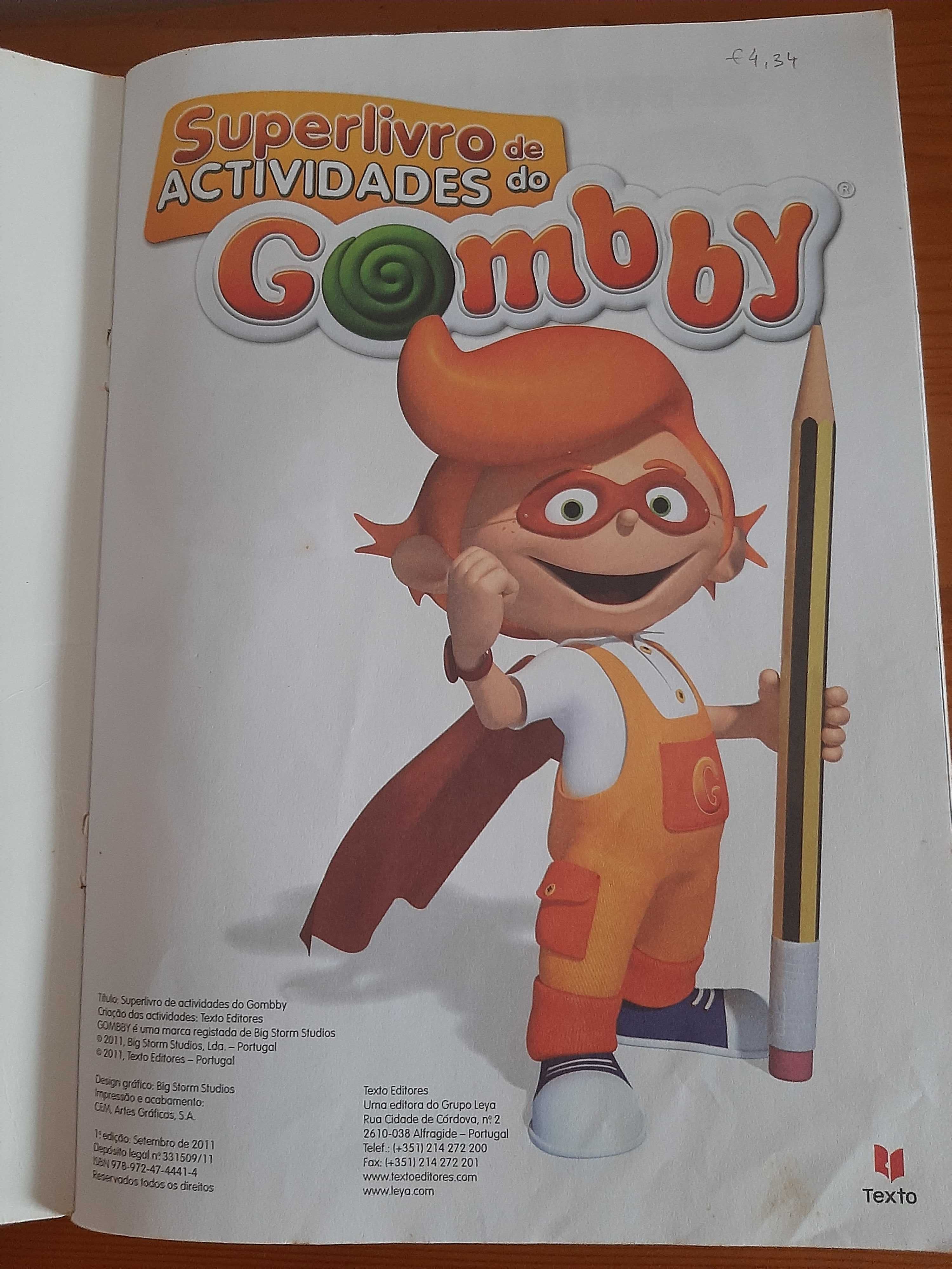 Livro de actividades do Gomby