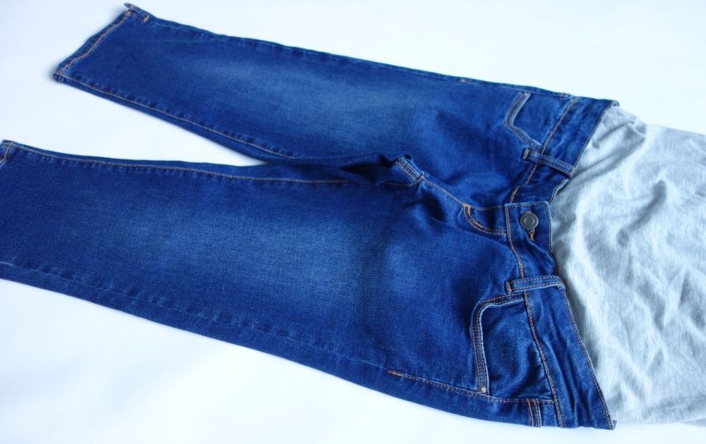 nowe RYBACZKI na ciążę Mamalicious 36/S ciążowe spodenki jeansowe